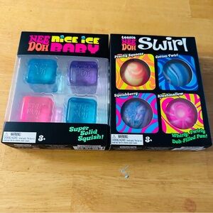 NeeDoh Teenie Swirl Stress Ball &
NeeDoh Nice Ice Baby